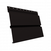 Квадро брус 3D 0,5 Satin с пленкой RAL 9005 черный