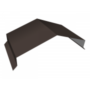 Парапетная крышка угольная 250мм 0,5 Satin Matt RR 32 темно-коричневый (3м)