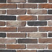 Рядовая плитка White Hills Тироль брик, тычок 394-61 с расшивкой 1,2 см