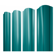 Штакетник Круглый фигурный 0,45 PE RAL 5021 водная синь