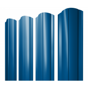 Штакетник Круглый фигурный 0,5 Satin RAL 5005 сигнальный синий