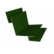 Угол внутренний сложный 90 градусов 0,45 PE с пленкой RAL 6002 лиственно-зеленый (2м)