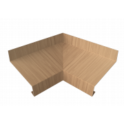 Угол отлива внутренний 70 0,45 Print Elite с пленкой Honey Wood TwinColor