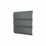 Софит металлический без перфорации 0,45 PE с пленкой RAL 7005 мышино-серый