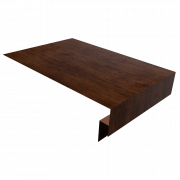 Планка околооконная сложная 250х50х18 (j-фаска) 0,45 Print Premium Cherry Wood Fresh TwinColor (2м)