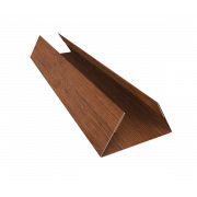 Планка стыковочная составная нижняя 0,45 Print-Double Premium Golden Wood Fresh (2м)