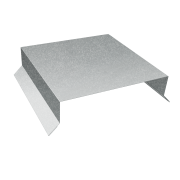 Парапетная крышка прямая 150мм 0,5 Zn (2м)