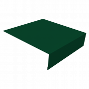 Планка околооконная простая 200х50 0,4 PE с пленкой RAL 6005 зеленый мох (3м)