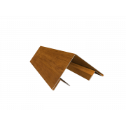 Планка угла внешнего составная верхняя 0,45 Print-Double Elite Golden Wood (2м)