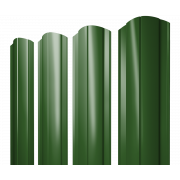 Штакетник Круглый фигурный 0,45 PE RAL 6002 лиственно-зеленый
