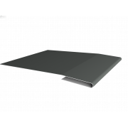 Планка начальная 0,45 PE с пленкой RAL 7005 мышино-серый (3м)