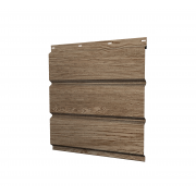 Софит металлический полная перфорация 0,45 Print Elite с пленкой White Wood TwinColor