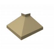 Угол отлива внешний 100 0,45 PE с пленкой RAL 1014 слоновая кость