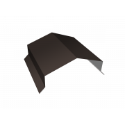 Парапетная крышка угольная 150мм 0,5 Satin Matt RR 32 темно-коричневый (2м)