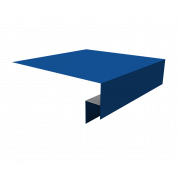 Планка околооконная сложная (Блок-хаус, Экобрус) Grand Line 200х50х25 0,4 PE с пленкой RAL 5005 сигнальный синий (2м)