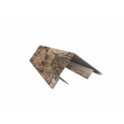 Планка угла внешнего составная верхняя 0,45 Print Elite King Stone TwinColor (3м)