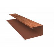 Планка П-образная (Блок-хаус, Экобрус) Grand Line 0,45 Print Premium Rowan Fresh TwinColor (2м)