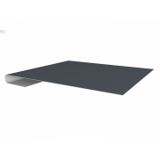 Планка завершающая 0,5 Drap TX RAL 7024 мокрый асфальт (3м)