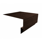 Планка околооконная сложная (Блок-хаус, Экобрус) Grand Line 250х75х25 0,45 Print Premium Antique Wood TwinColor (2м)