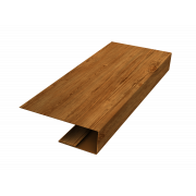 J-Профиль 12мм 0,45 Print Premium Golden Wood Fresh TwinColor (2м)