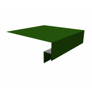 Планка околооконная сложная 200х50х18 (j-фаска) 0,45 PE с пленкой RAL 6002 лиственно-зеленый (3м)
