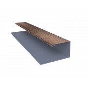 Планка П-образная (Блок-хаус, Экобрус) Grand Line 0,45 Print Premium Almond Wood Fresh (3м)