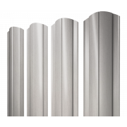 Штакетник Круглый фигурный 0,45 Print Elite Milky Wood TwinColor