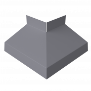 Угол отлива внешний 50 0,45 Drap TX с пленкой RAL 7004 сигнальный серый