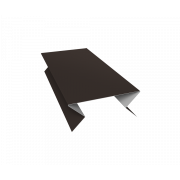 Планка угла внешнего составная нижняя 0,5 PurLite Matt RR 32 темно-коричневый (2м)