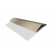 Планка стартово-финишная (Блок-хаус, Экобрус) Grand Line 0,45 Drap TX RAL 1015 светлая слоновая кость (3м)