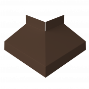 Угол отлива внешний 70 0,45 PE с пленкой RAL 8017 шоколад