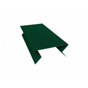 Планка угла внешнего составная нижняя 0,45 PE-Double с пленкой RAL 6005 зеленый мох (2м)