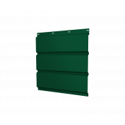 Софит металлический центральная перфорация 0,4 PE с пленкой RAL 6005 зеленый мох