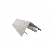 Планка угла внешнего составная верхняя 0,45 Print Elite Snow Wood TwinColor (2м)