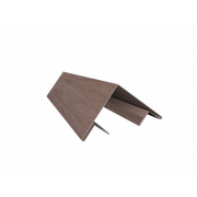 Планка угла внешнего составная верхняя 0,45 Print Elite White Wood TwinColor (3м)