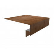 Планка околооконная сложная (Блок-хаус, Экобрус) Grand Line 200х50х25 0,45 Print Premium Pine Wood Fresh (3м)