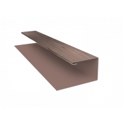 Планка П-образная (Блок-хаус, Экобрус) Grand Line 0,45 Print Elite White Wood TwinColor (2м)