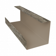 Планка угла внутреннего составная нижняя 0,45 Print Elite Nordic Wood TwinColor (3м)