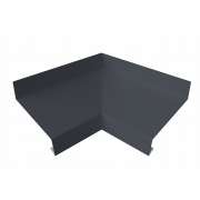 Угол отлива внутренний 70 0,5 Satin Matt с пленкой RAL 7024 мокрый асфальт