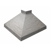 Угол отлива внешний 150 0,45 Print Elite с пленкой Snow Wood TwinColor