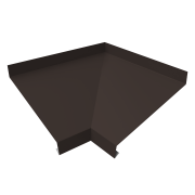 Угол отлива внутренний 200 0,45 Drap TX с пленкой RR 32 темно-коричневый