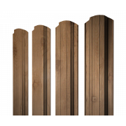 Штакетник Прямоугольный фигурный 0,45 Print Premium Pine Wood Fresh