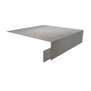 Планка околооконная сложная (Блок-хаус, Экобрус) Grand Line 250х50х25 0,45 Print Elite Snow Wood TwinColor (2м)