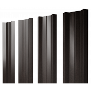 Штакетник М-образный А с прямым резом 0,45 Print Elite Coffee Wood TwinColor