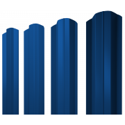 Штакетник М-образный В фигурный 0,45 PE RAL 5005 сигнальный синий