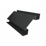 Планка угла внутреннего сложного Экобрус Grand Line 0,5 Velur X RAL 7016 антрацитово-серый (2м)