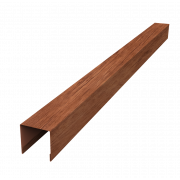 Планка вертикальная лицевая для горизонтального монтажа штакетника 0,45 Print Premium Rowan Fresh TwinColor (1,8м)