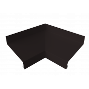 Угол отлива внутренний 50 0,5 Satin Matt с пленкой RAL 9005 черный