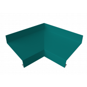 Угол отлива внутренний 70 0,45 PE с пленкой RAL 5021 водная синь