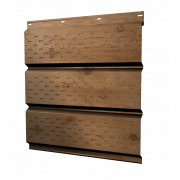 Софит металлический полная перфорация 0,45 Print Premium с пленкой Pine Wood Fresh